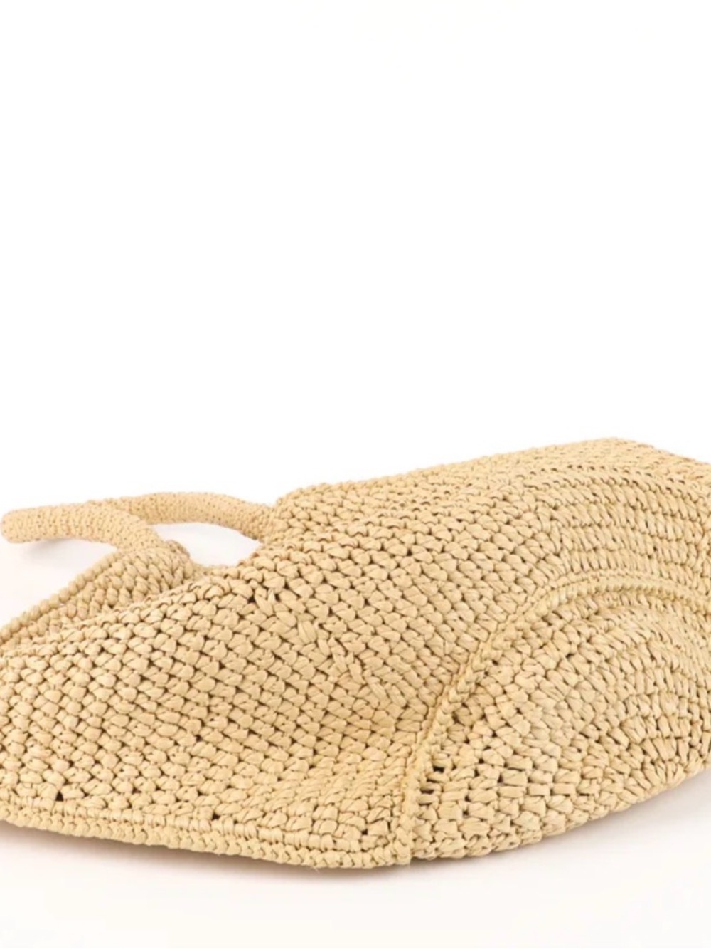 KHAITE Beige Handwoven Raffia Tote - Picture 4 of 4